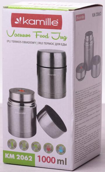 Термос пищевой Kamille Journey нержавеющая сталь 1000 мл - фото 2