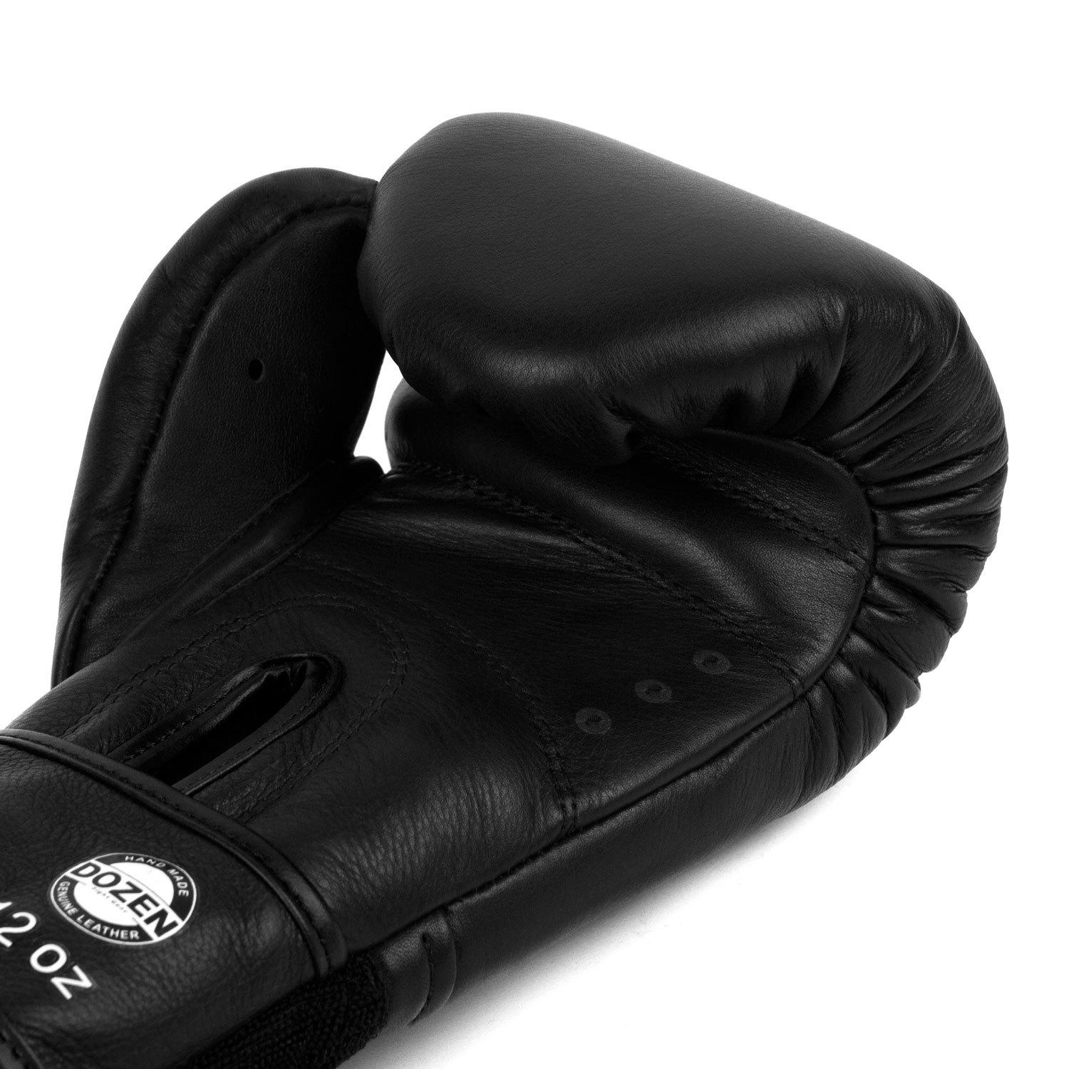 Боксерские перчатки Dozen Monochrome Training Boxing Gloves 14 ун. Черный - фото 5 Боксерские перчатки Dozen Monochrome Training Boxing Gloves 14 ун. Черный - фото 5