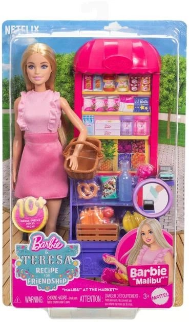 Лялька Mattel Barbie та Teresa Recipe For Friendship Malibu At The Market і аксесуари (JCT05)