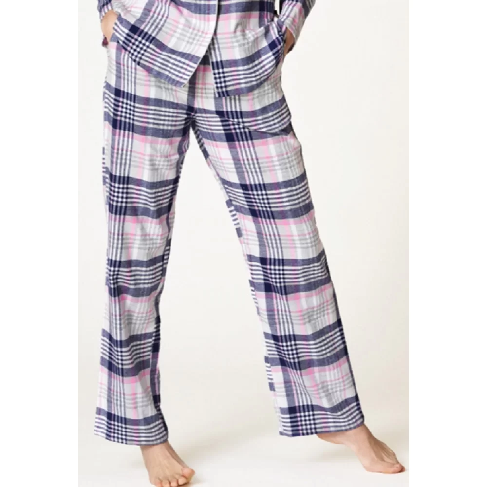 Пижама женская Key LNS 445 фланель XL Светло-серый (36443) - фото 5 Пижама женская Key LNS 445 фланель XL Светло-серый (36443) - фото 5