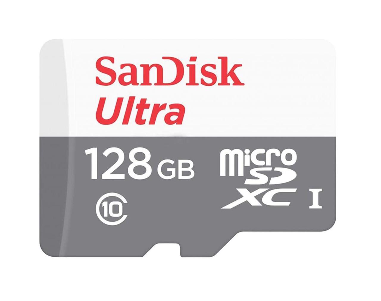 Карта памяти SanDisk microSDHC C10 UHS-I Ultra + SD 128GB (SDSQUNR-128G-GN3MA)