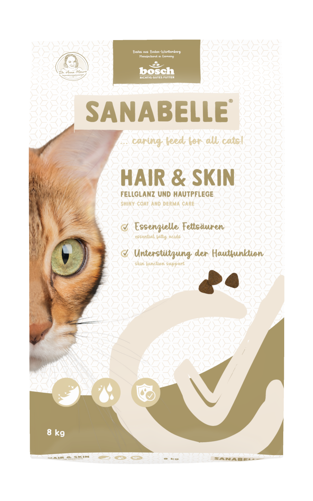 Сухой корм для котов Bosch Sanabelle Hair&Skin 8 кг