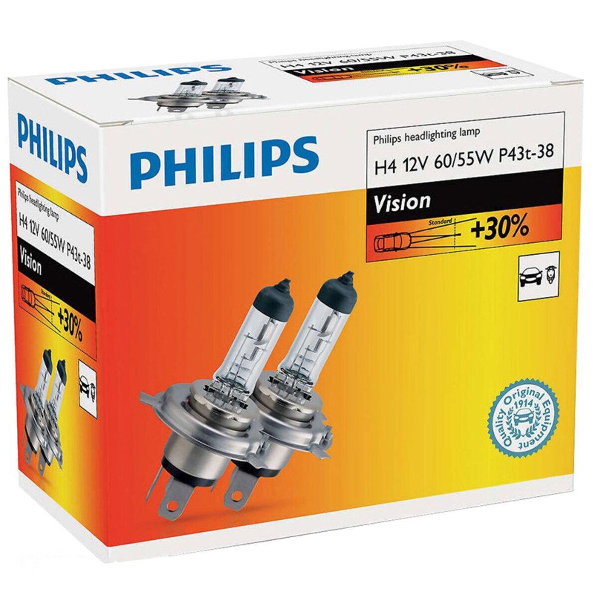 Лампа Philips H4 12 V 60/55 W P43t-38 - фото 3