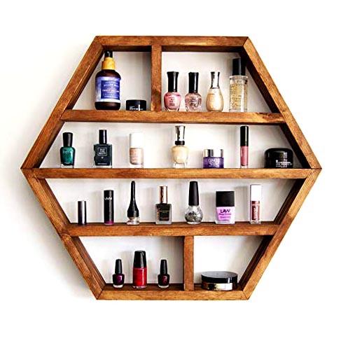 Полка настенная из дерева Паркроу Капучино (НСП-002909)