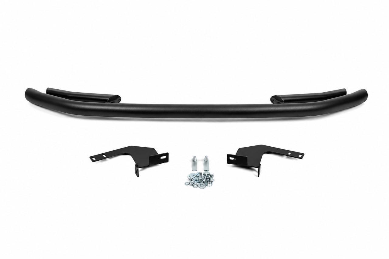 Передняя защита CAN ST009 City bar для Volkswagen T5 2010-2015 гг. нержавеющая сталь Черный (191298)