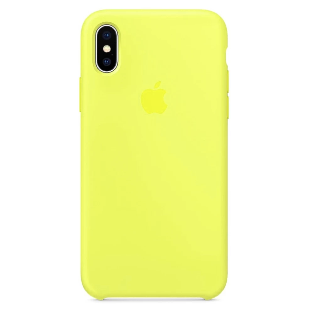 Силиконовый Чехол Накладка Silicone Case для iPhone Xs Max Flash