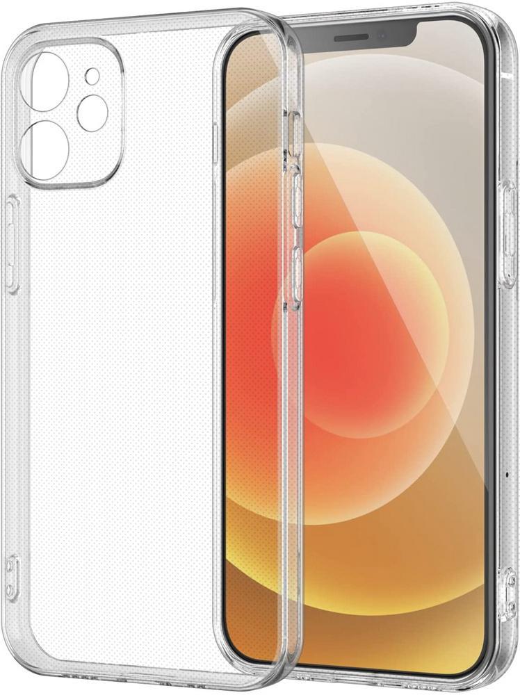Прозрачный Чехол UltraTPU MultiCam для iPhone 12 (ультратонкий силиконовый) (26209)