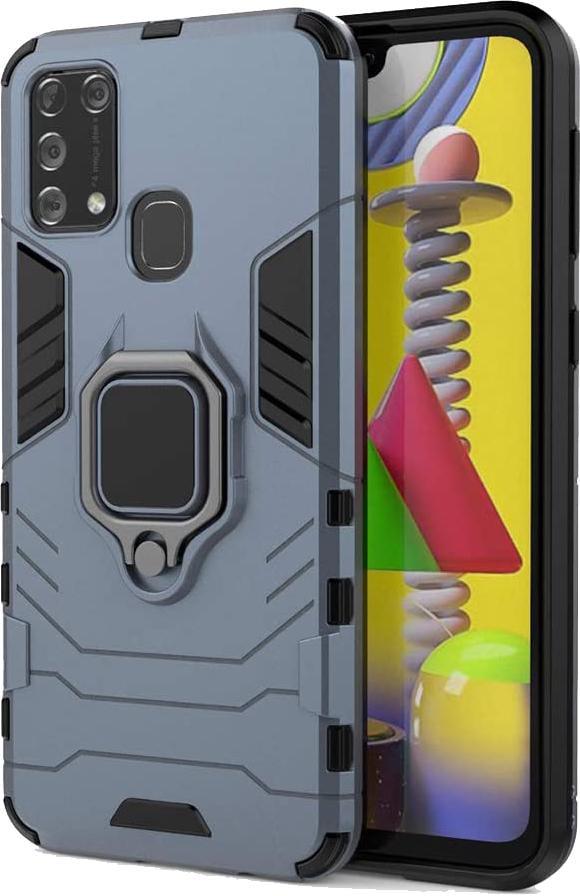 Противоударный чехол Samsung Galaxy M31 M315 (подставка кольцо) Graphite (16793-40)