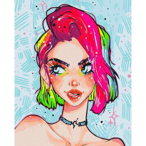 Картина по номерам Леди грандж 40х50 см (198753) Картина по номерам Леди грандж 40х50 см (198753)