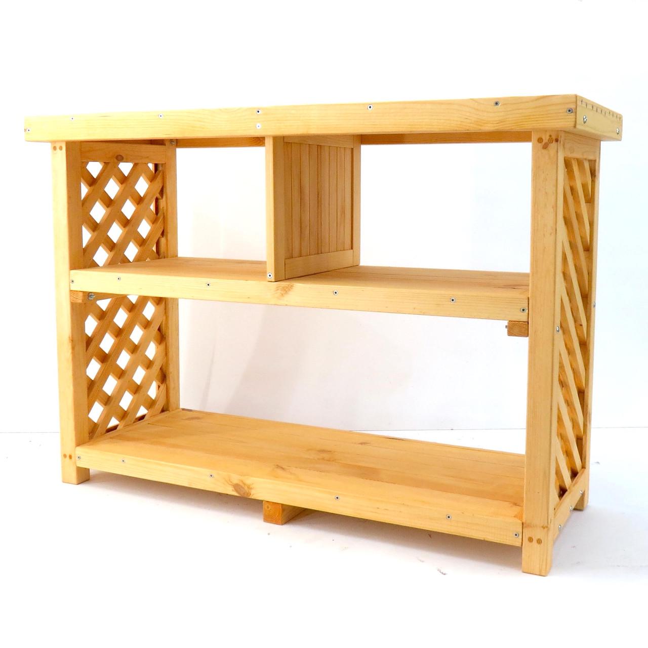 Дровница деревянная из дерева Атлон Ваниль (ДРВ-001202)