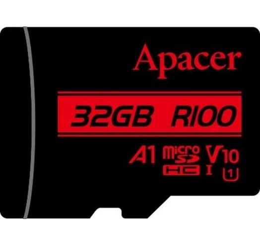 Карта памяти Apacer microSDHC UHS-I 32GB R100 V10 A1+адаптер (2553861521) - фото 2