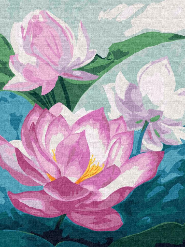 Картина по номерам Идейка Свет на пруду 30x40 см Разноцветный (PM-194-K-1474)