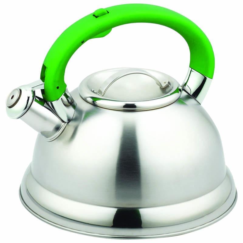 Чайник для плиты Con Brio со свистком 3 л Зеленый (CB-409)