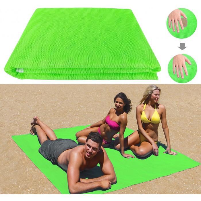 Килимок для пляжу Beach Mat 7712 200х200 см Салатовий (ba0bb057) - фото 6