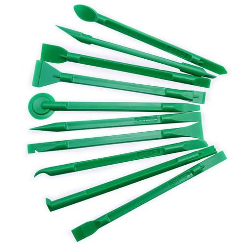Набір двосторонніх лопаток для розкриття корпусів розбирання електроніки пластик 10 шт. 15 с Green (928118) - фото 2 Набір двосторонніх лопаток для розкриття корпусів розбирання електроніки пластик 10 шт. 15 с Green (928118) - фото 2