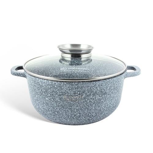 Каструлі Edenberg Eb-8040 з тришаровим гранітним покриттям та турбо індукційним дном 14 ін. (Eb-8040) - фото 3 Каструлі Edenberg Eb-8040 з тришаровим гранітним покриттям та турбо індукційним дном 14 ін. (Eb-8040) - фото 3