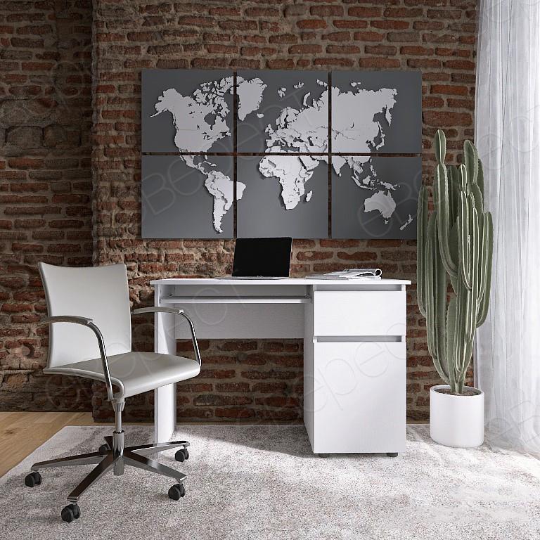 Комп'ютерний стіл письмовий Everest СЛ-1 Лайт ЛДСП Німфея альба - фото 5 Комп'ютерний стіл письмовий Everest СЛ-1 Лайт ЛДСП Німфея альба - фото 5