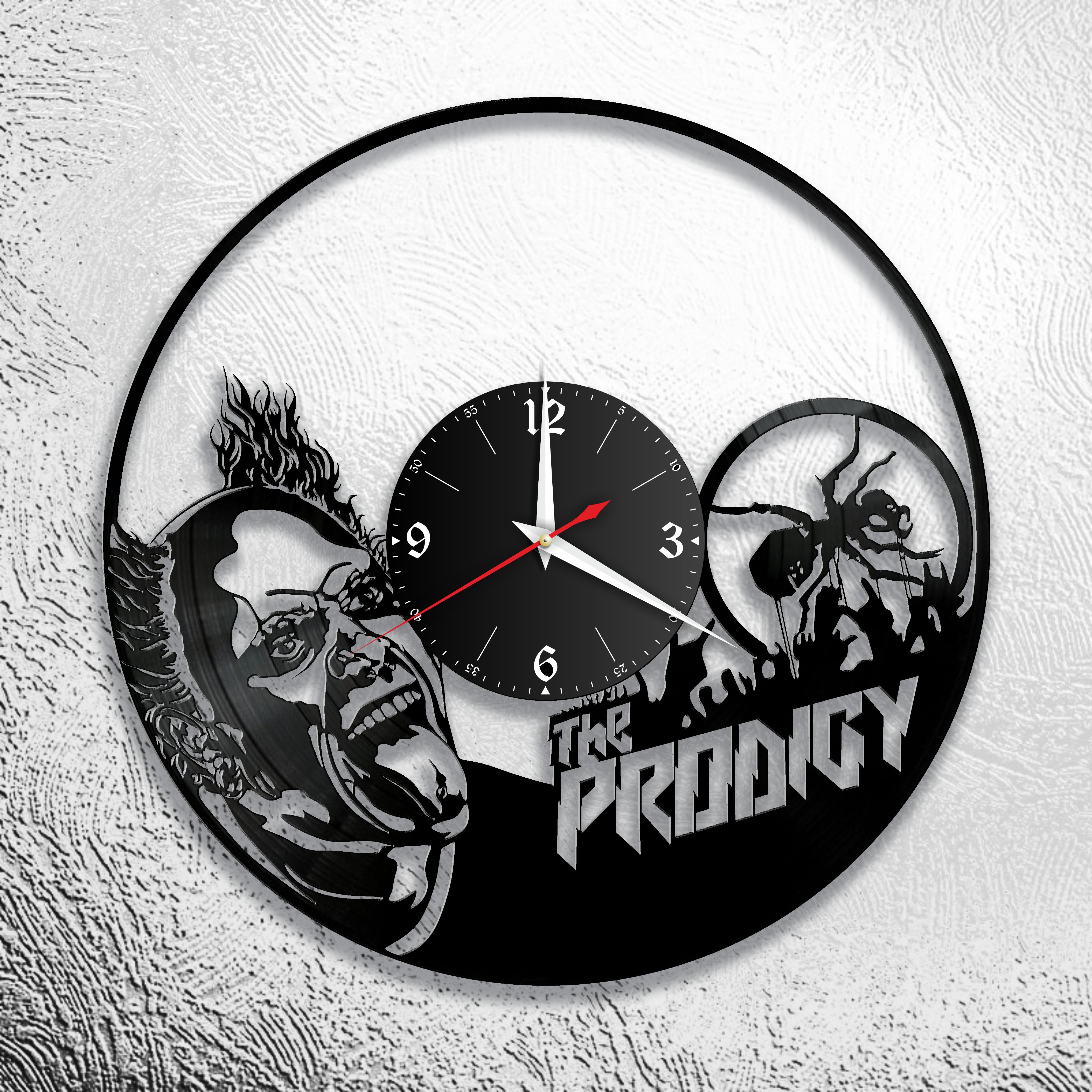 Часы настенные The Prodigy 0737 из виниловой пластинки