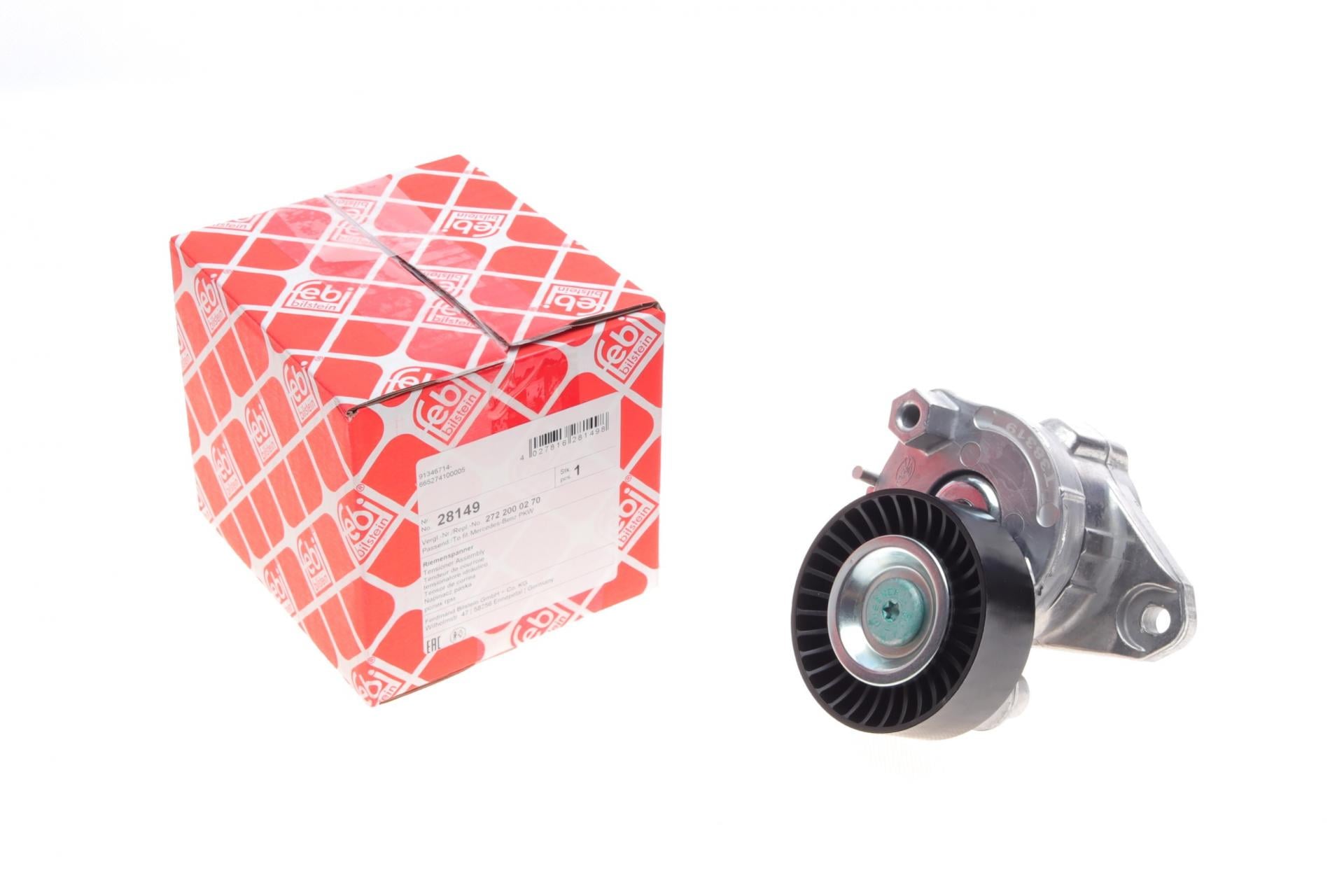 Натяжник ремень генератора FEBI BILSTEIN 28149 MB C-class W203/W204 05-14/E-class E211/E212 2.5-5.5i 02-16