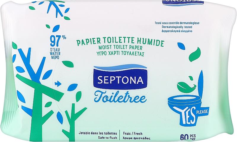 Туалетний папір вологий Septona Speed Clean 60 шт. (18298109) - фото 1