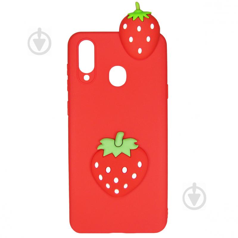 Чохол Cartoon Case 3D для Samsung Galaxy M20 Полуничка (arbc6391)