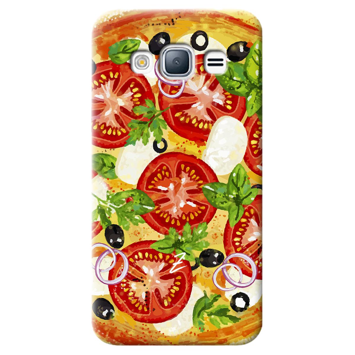 Силіконовий чохол Zorrov для Samsung Galaxy J3 2016 - Pizza (09380040025015127)