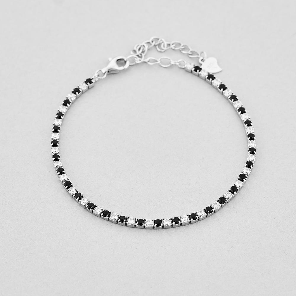 Браслет серебряный Minimal Магнетизм (550095/1чб)