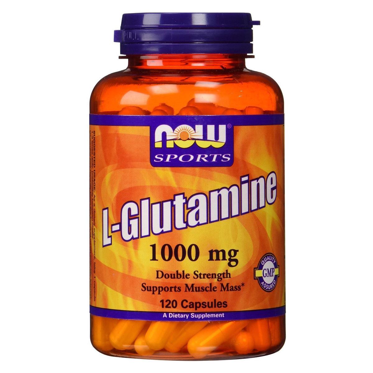 Глютамин Now Foods L-Glutamine 1000 мг 120 каспул (NF0094)