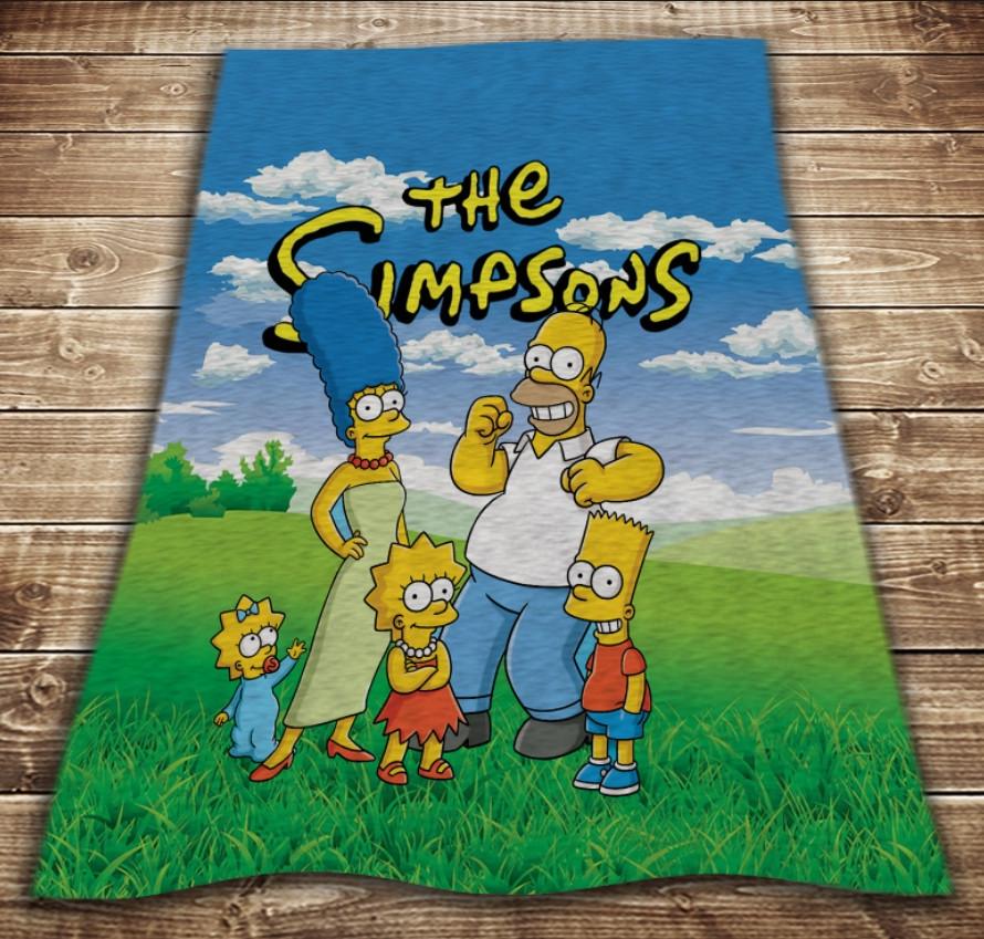 Плед с 3D принтом The Simpsons 150х200 см (epi_0105)