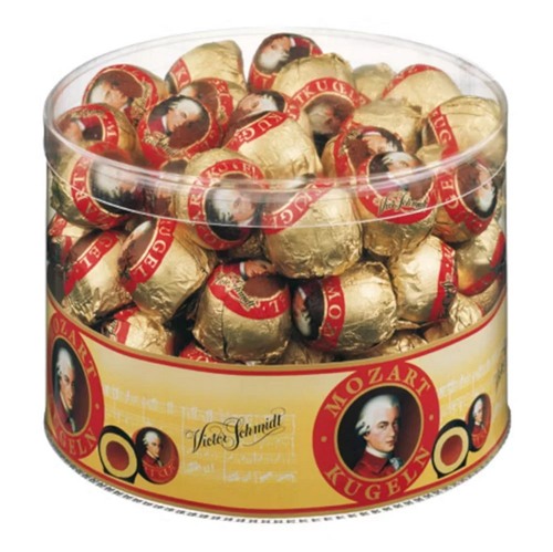 Конфеты Manner MOZART BALLS в пластиковой коробке 825 г