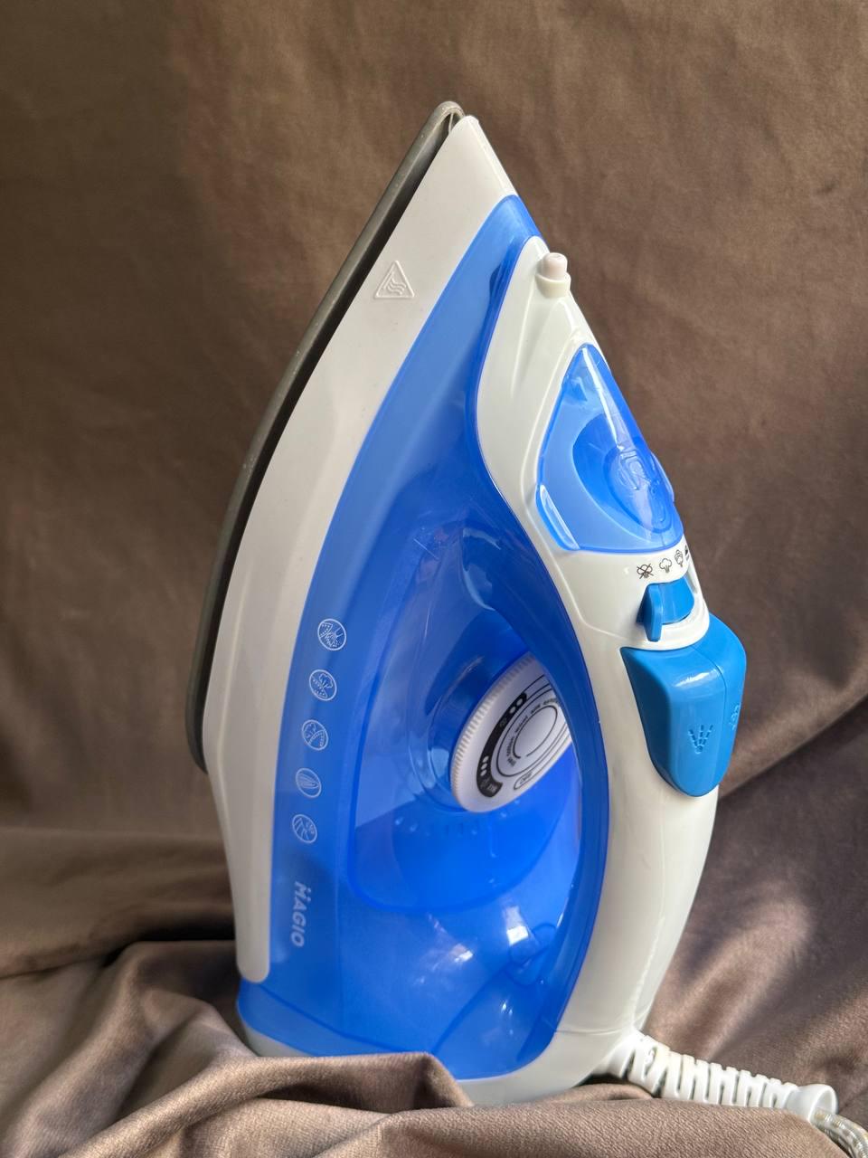 Утюг для одежды Magio керамическая подошва 2200 Вт Синий (MG-534)