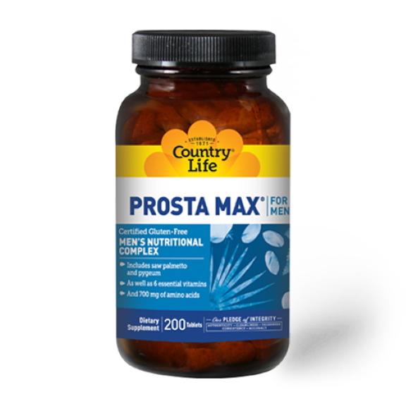 Комплекс для здоровья предстательной железы Country Life Prosta Max For Men 200 Tabs