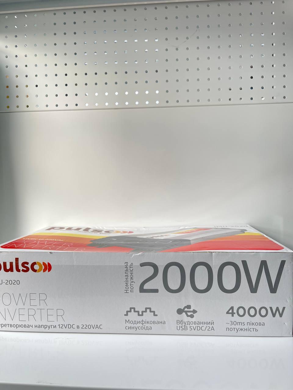 Преобразователь напряжения Pulso IMU-2020 USB 2.0 A 2000 W 12-220 V - фото 4 Преобразователь напряжения Pulso IMU-2020 USB 2.0 A 2000 W 12-220 V - фото 4