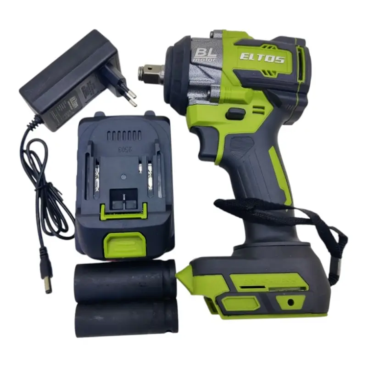 Гайковерт акумуляторний Eltos АГ-800BL (АКБ 4А + ЗП)