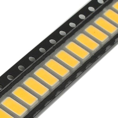 Светодиод 100x5630 5730 SMD LED 3 В 0,5 Вт 50-55 лм теплый Белый - фото 2