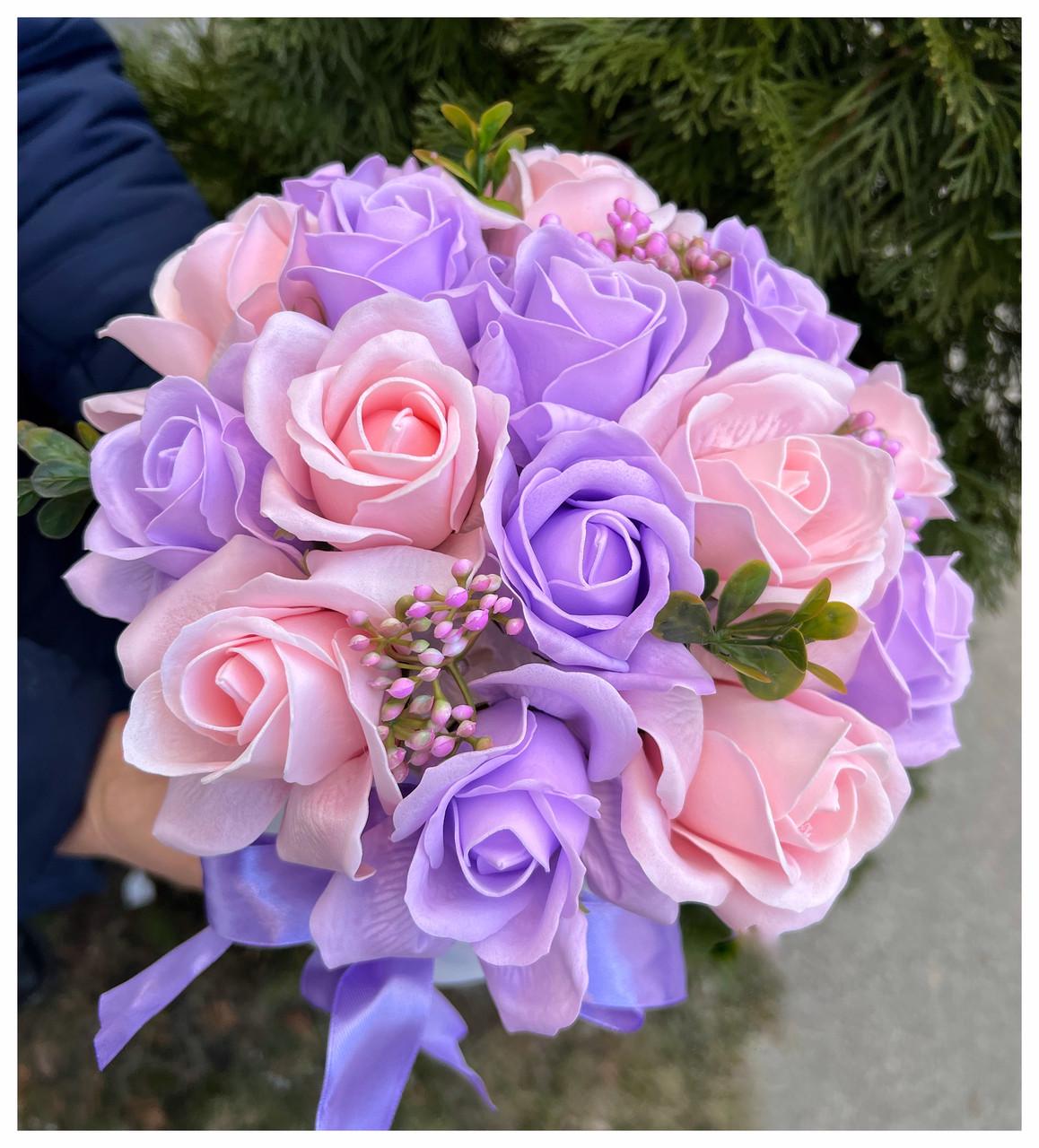 Подарунковий бокс Букет квітів з мила для мами на 8 березня (1561486978) - фото 5