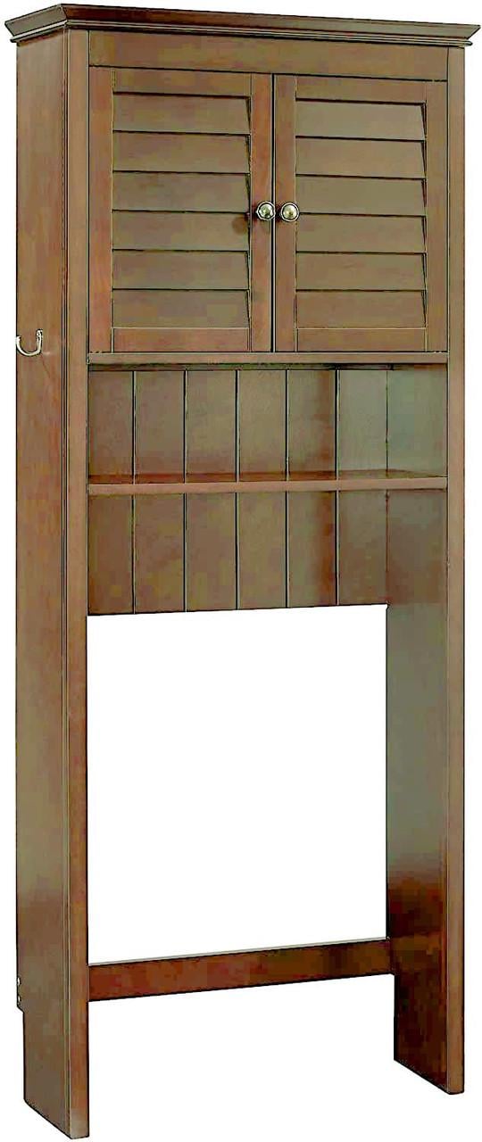 Стеллаж над унитазом из дерева Азрак Капучино (СУТ-001309)