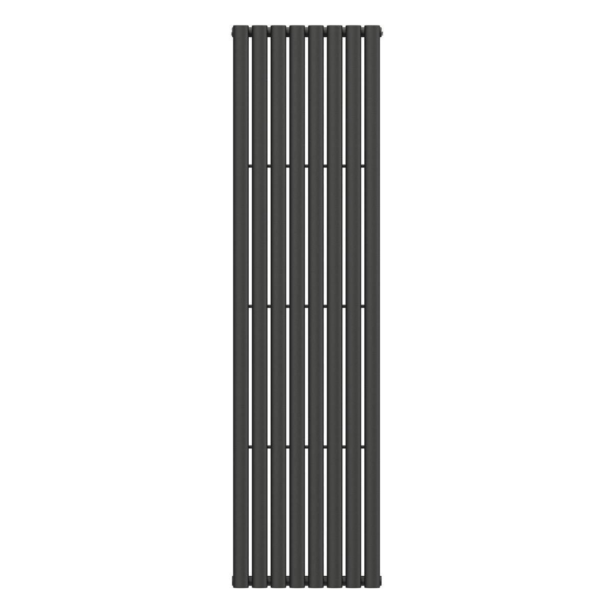 Радиатор вертикальный Ellipse 480х1800-8 мм anticor Черный муар