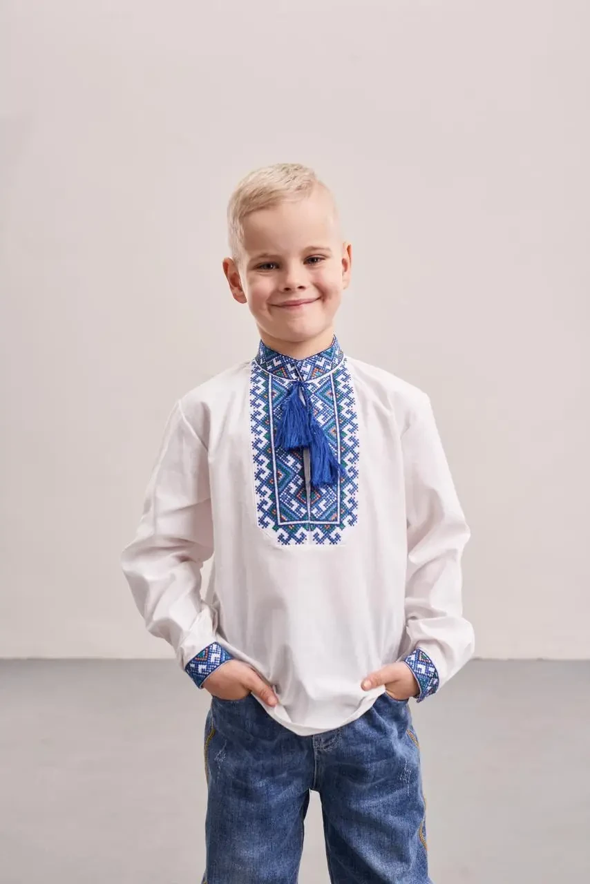 Вышиванка для мальчика Миколка 92 см - фото 5
