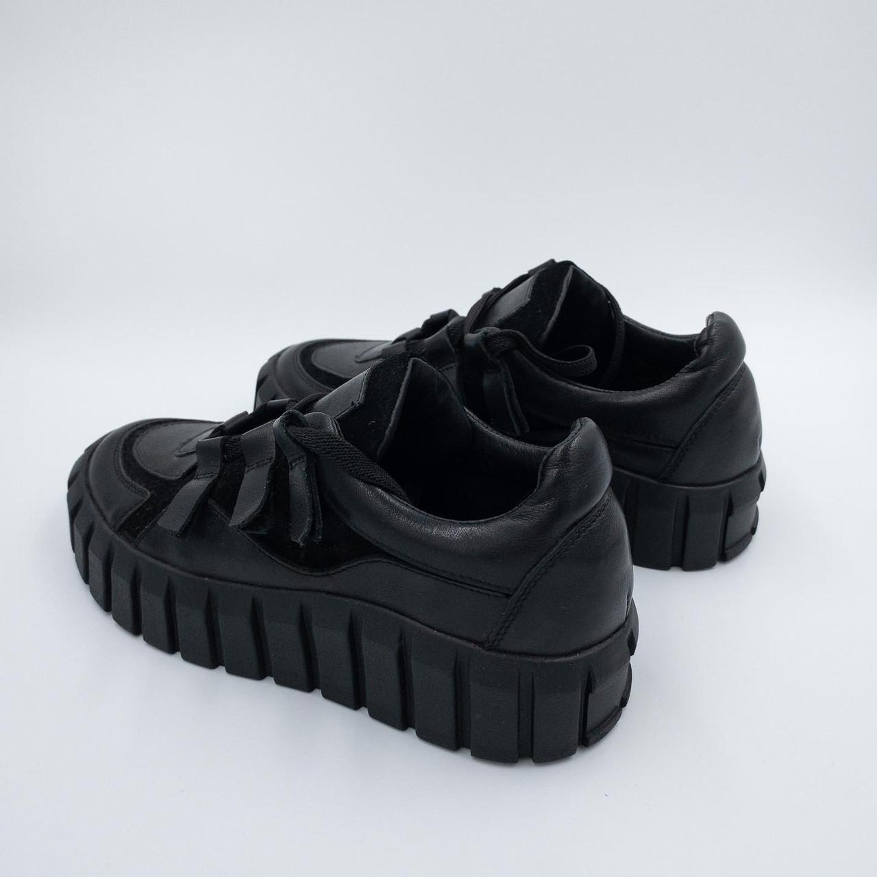 Кеды Bistfor натуральная кожа р. 39 Черный (16019/99/846) - фото 3 Кеды Bistfor натуральная кожа р. 39 Черный (16019/99/846) - фото 3