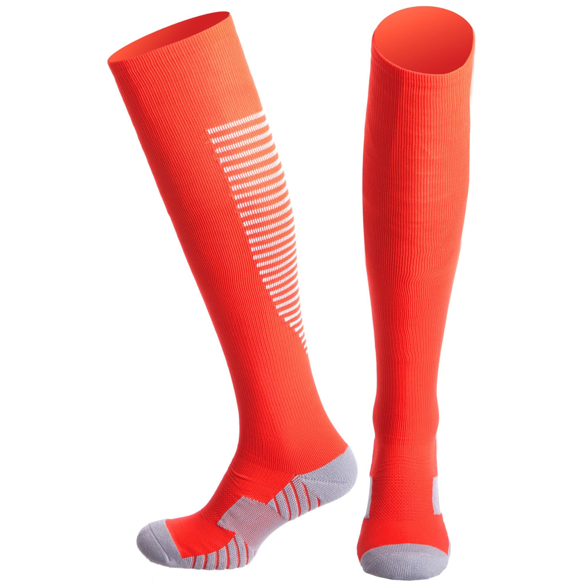 Гетры футбольные NORVA JCM655 р. 40-45 Красный/Серый