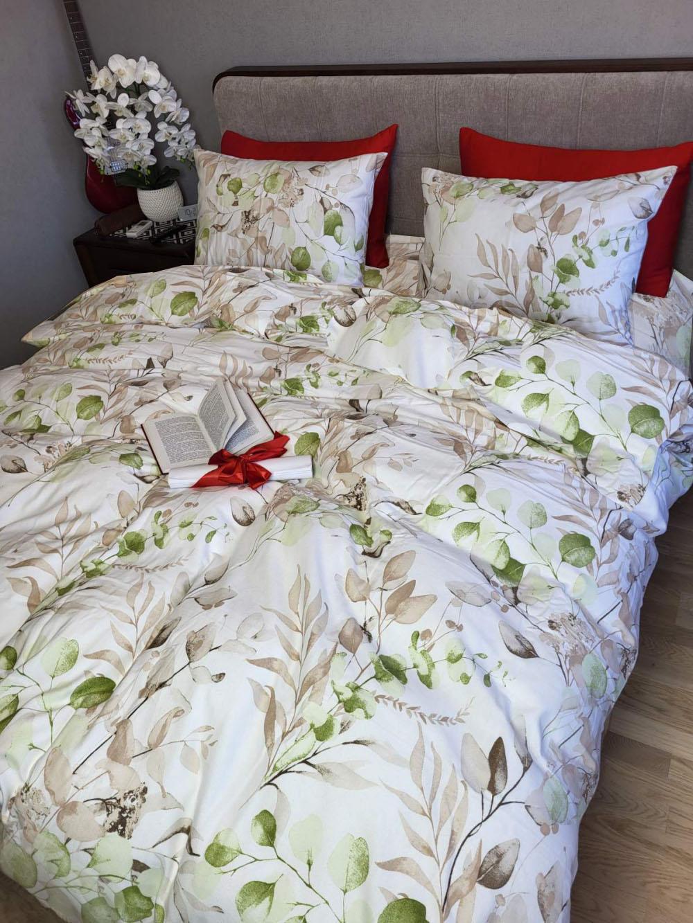 Комплект постельного белья на резинке CAMILLA SOLO фланель полуторный/наволочки 50х70/70x70 см (8892)