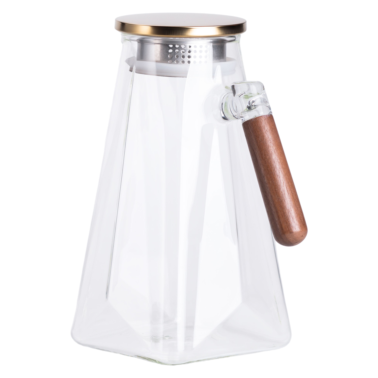 Чайник Light House скляний заварювальний з ручкою 2 л Прозорий (LG-20303) - фото 2