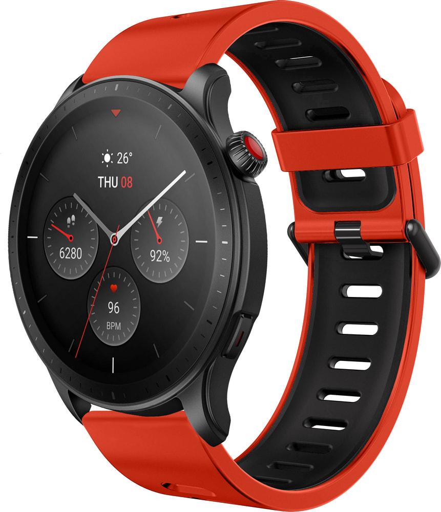 Ремешок Traf для Amazfit GTR 4 Orange/Black (31079)