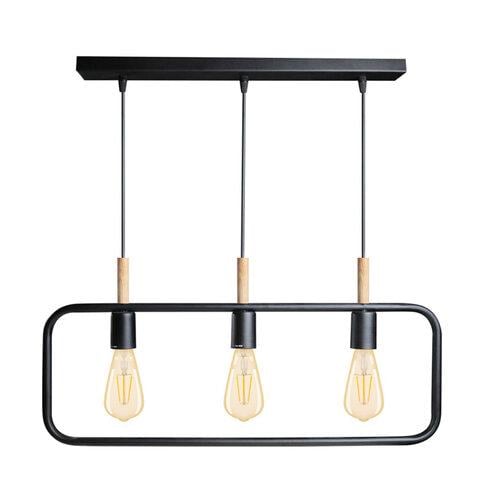 Подвесной светильник ETRON Kinetic E27 3x40 Вт Черный (1-EDR-7602) Подвесной светильник ETRON Kinetic E27 3x40 Вт Черный (1-EDR-7602)