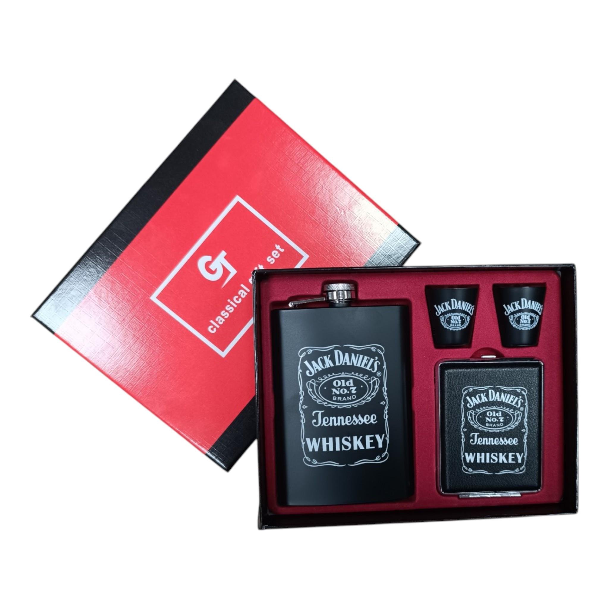 Набор подарочный GT 4в1 фляга Jack Daniel's 9Oz 256 мл/лейка/стопки 2 шт. (F_NF4-33-11)