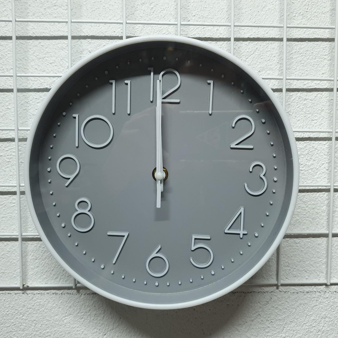 Часы настенные Quartz 2322t-2 Grey (27262343)