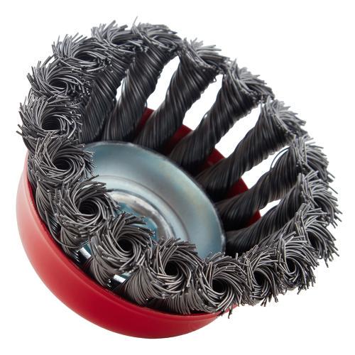 Щетка торцевая Alloid пучки крученой проволоки 100 мм М14х2 (00000061508)