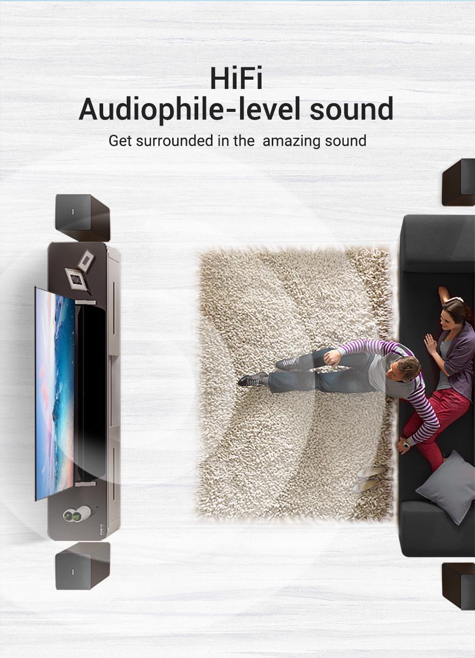 Кабель Vention HDMI 2.1 4K 120Hz 48 Гбіт/с Dolby Vision Dynamic HDR eARC HDCP 2.3 Dolby Atmos 10 м Чорний (AANBL) - фото 9