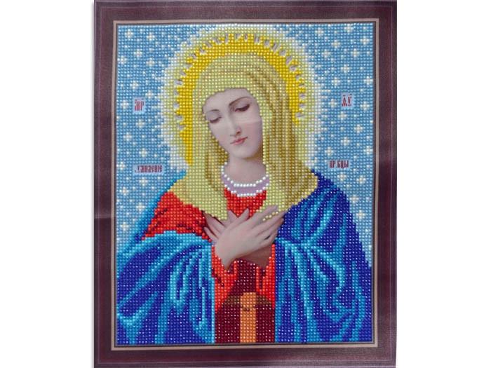 Алмазная вышивка Икона Умиление Богородица полная выкладка 5D 27x32,5 см (1838408349)